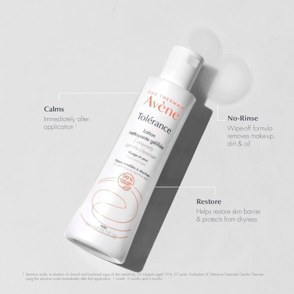 Avene Tolerance Gel Cleansing Lotion - Gentle Cleanser for Sensitive and Intolerant Skin-3
