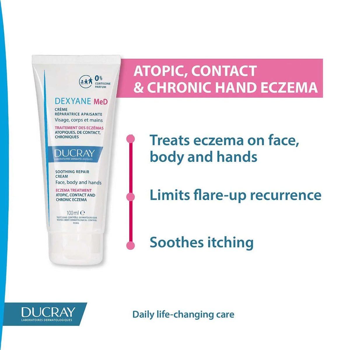 Ducray Dexyane Med Soothing Repair Cream for Eczema & Dermatitis-3