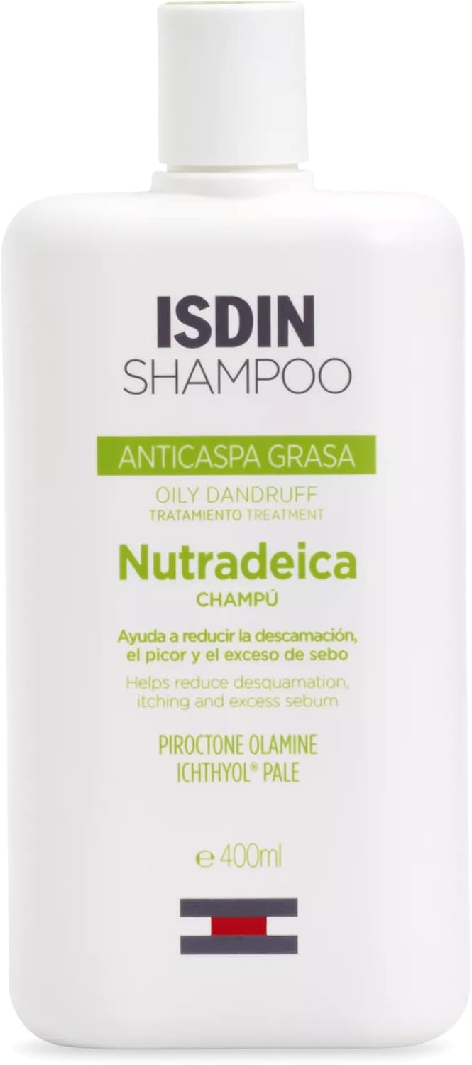 ISDIN Nutradeica Oily Dandruff Shampoo 200ml | Dandruff Control Shampoo for Oily Scalp and Sebum Regulation-1