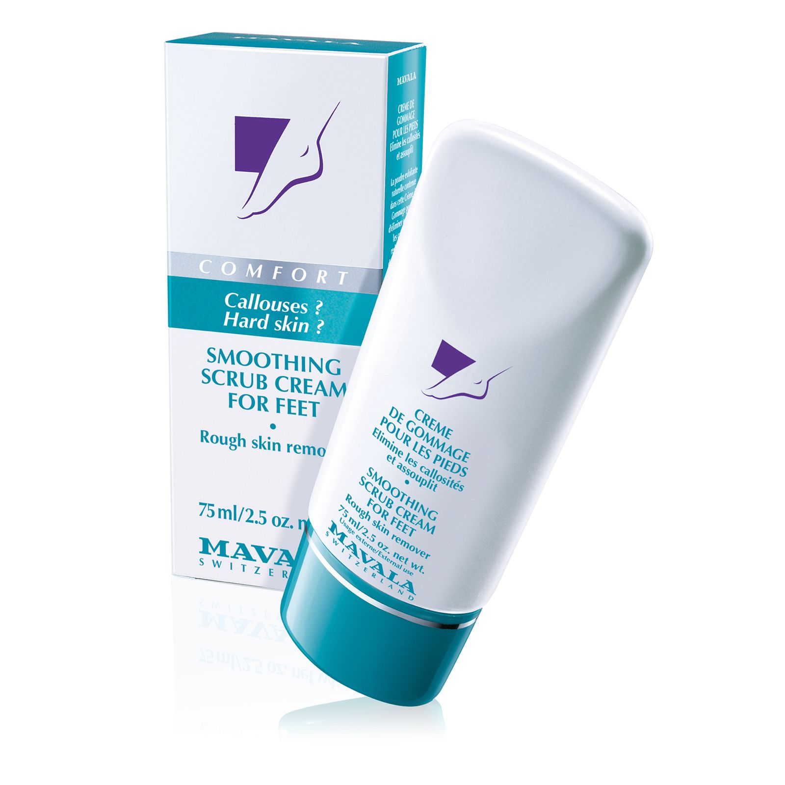 Mavala Smoothing Scrub Cream for Feet 75ml – Removes Rough Skin & Calluses-1
