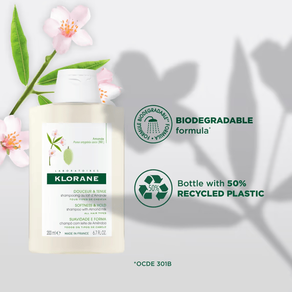 Klorane Almond Milk Shampoo-5