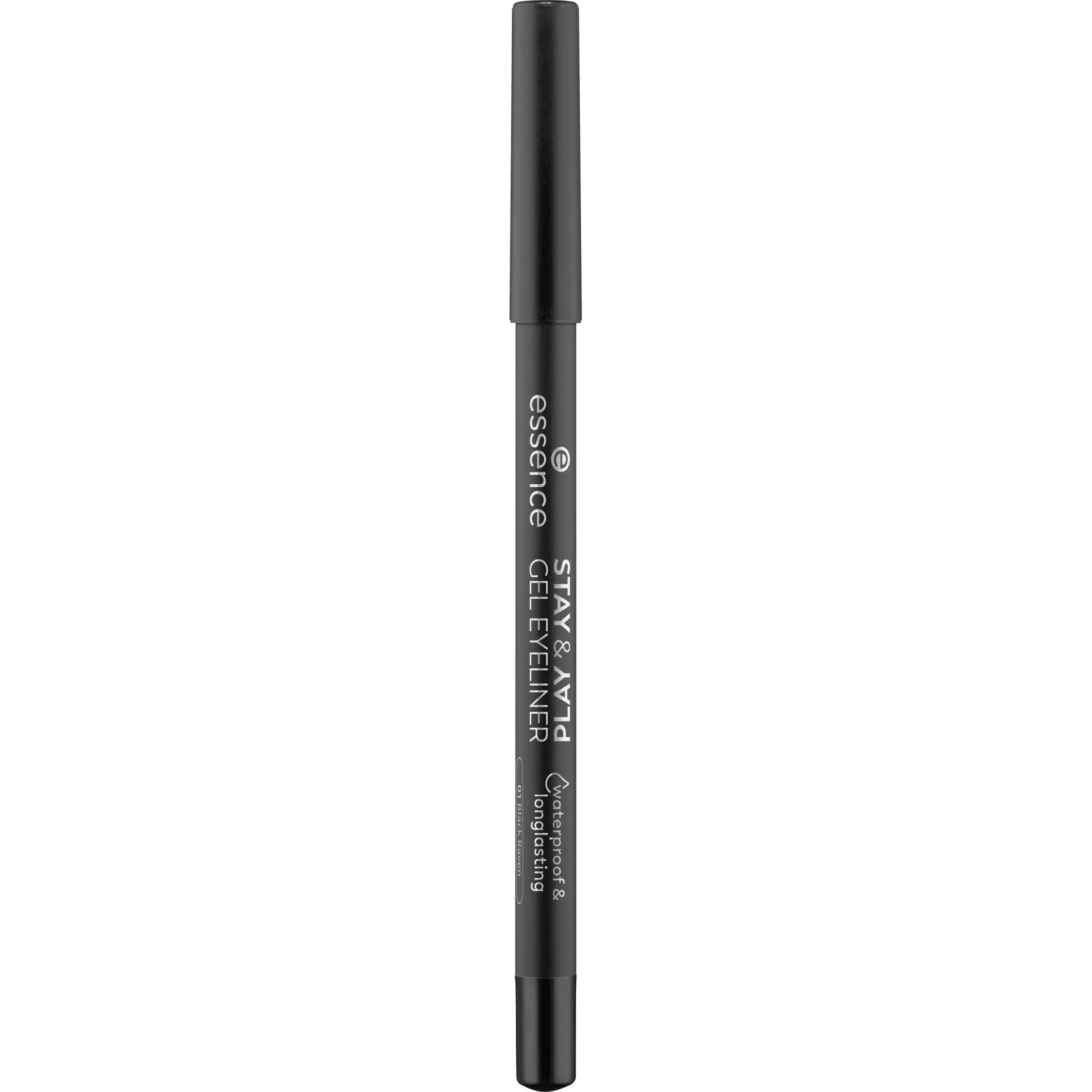 Essence Stay & Play Gel Eyeliner 01 Black Raven – Intense Waterproof Gel Pencil-1