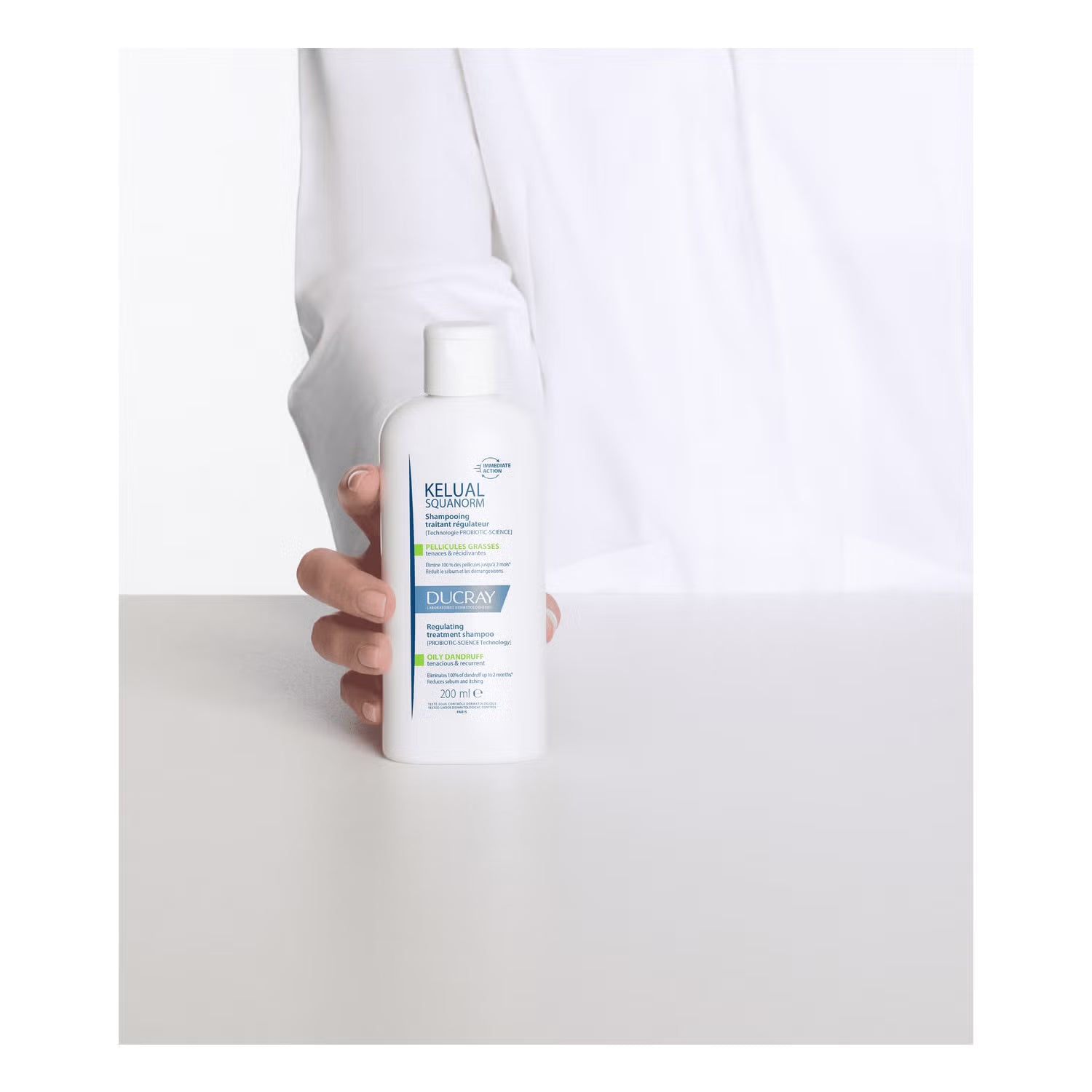 Ducray Kelual Squanorm Regulating Treatment Shampoo for Oily Dandruff-2