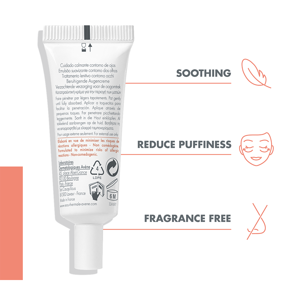 Avene Soothing Eye Contour Cream 15ML - Gentle Care for Sensitive Eye Area-4