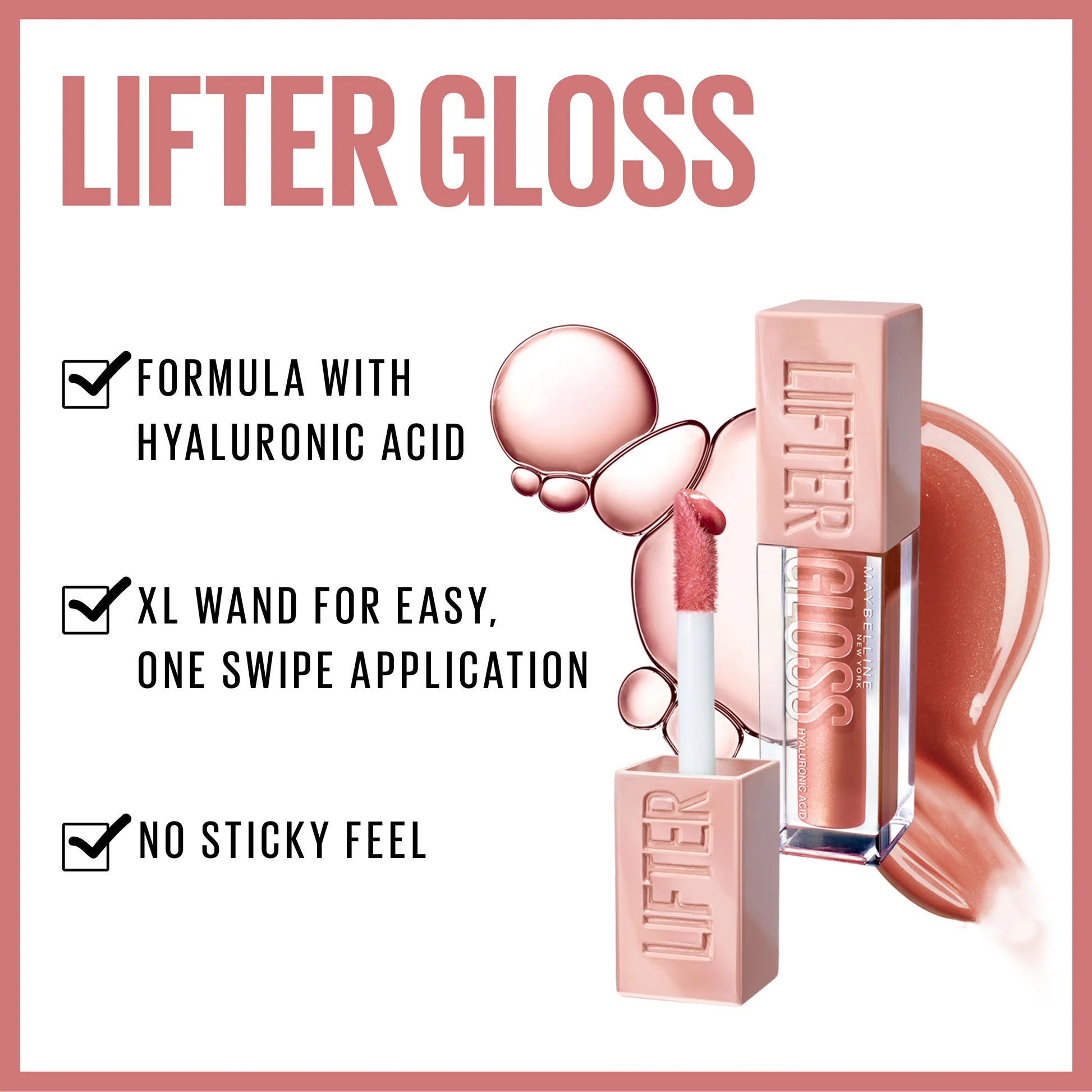 Maybelline Lifter Lip Gloss | Hydrating Lip Gloss with Hyaluronic Acid for Plump, Glossy Lips-3