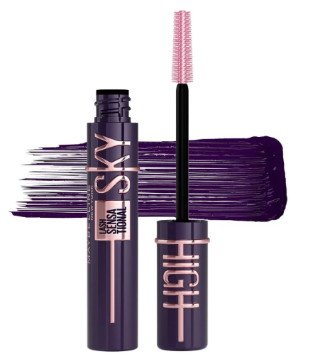 Maybelline New York Lash Sensational Sky High Mascara - Plum Twilight | Intense Volume & Length-3