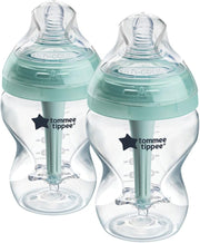 Tommee Tippee 0+m  Pack of 2x 260ml Combat Colic Feeding Bottles-1