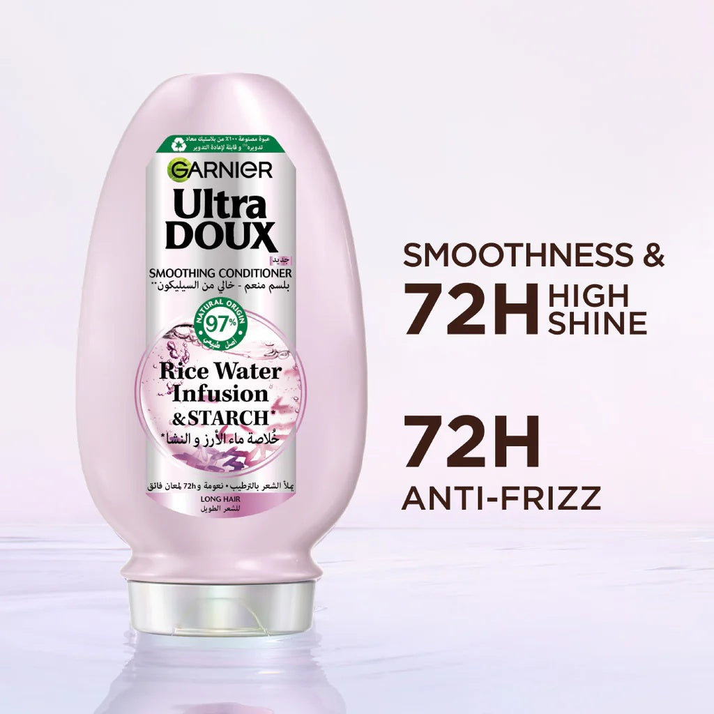 Garnier Ultra Doux Rice Water Infusion & Starch Conditioner for Long Hair – 200ml-3