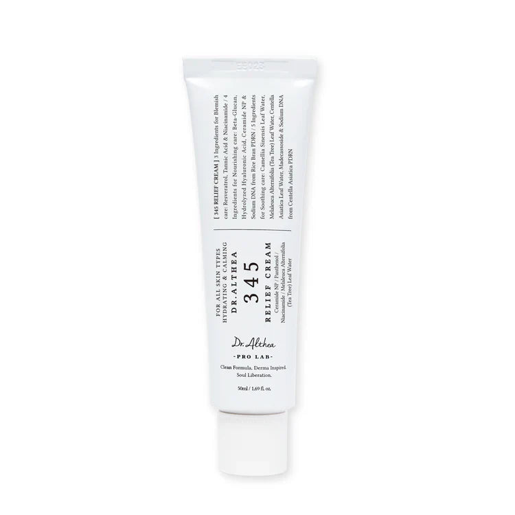 Dr Althea 345 Relief Cream 50ml Soothing Barrier Repair Moisturizer