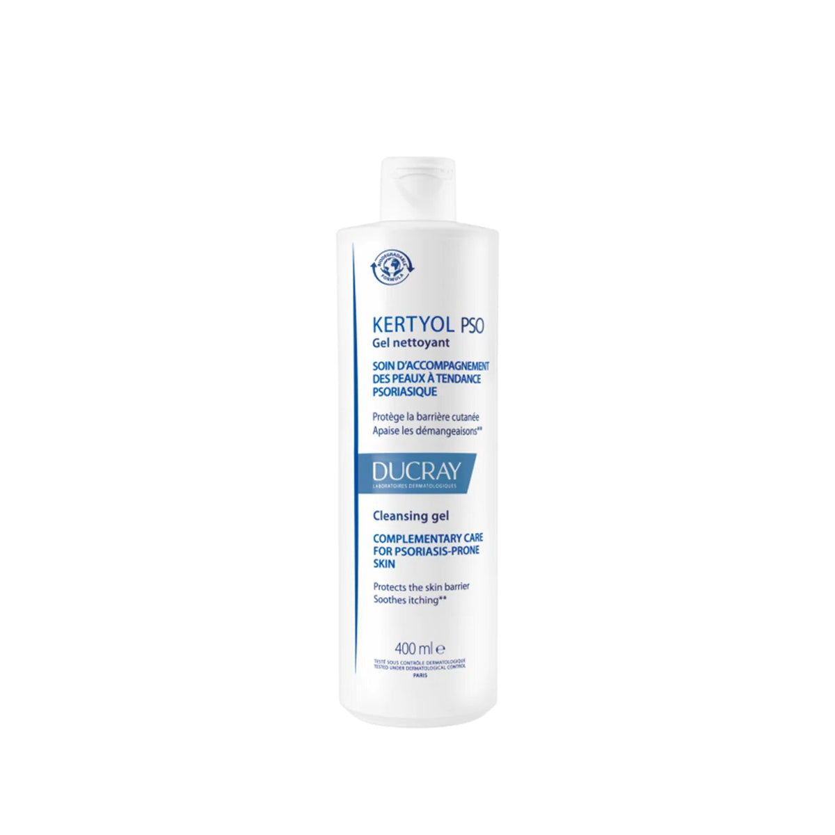 Ducray Kertyol Pso Cleansing Gel for Psoriasis-Prone Skin 400ml-1