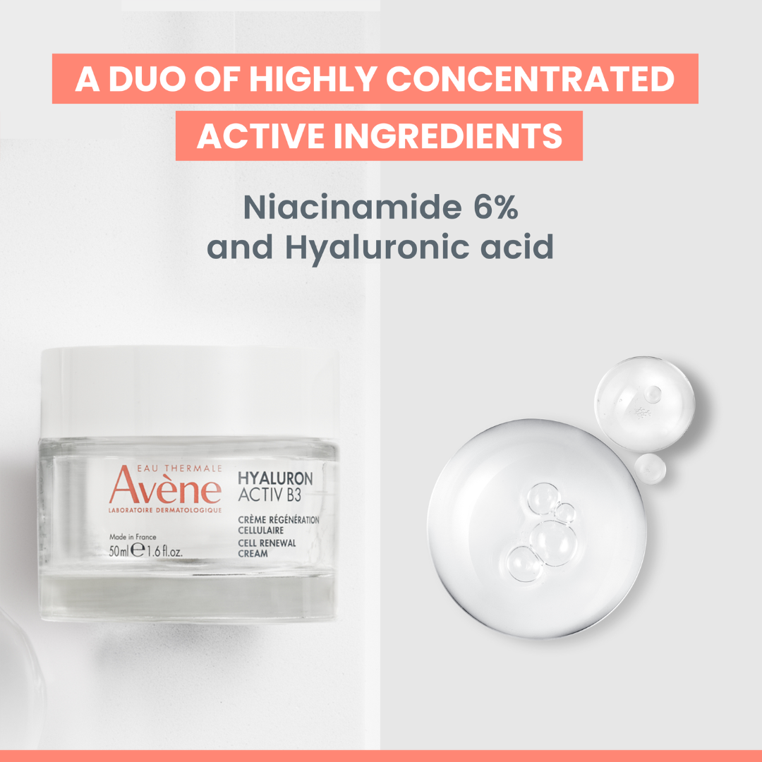 Avene Hyaluron Activ B3 Plumping Serum 30ml + Avene Hyaluron Activ B3 Cell Renewal Cream 7ml Get Free – Plumping & Hydration Set