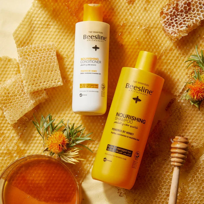 Beesline Nourishing Conditioner for Dry Damaged Hair Enriched with Natural Beeswax Botanical Extracts Hydrates Softens Strengthens-2