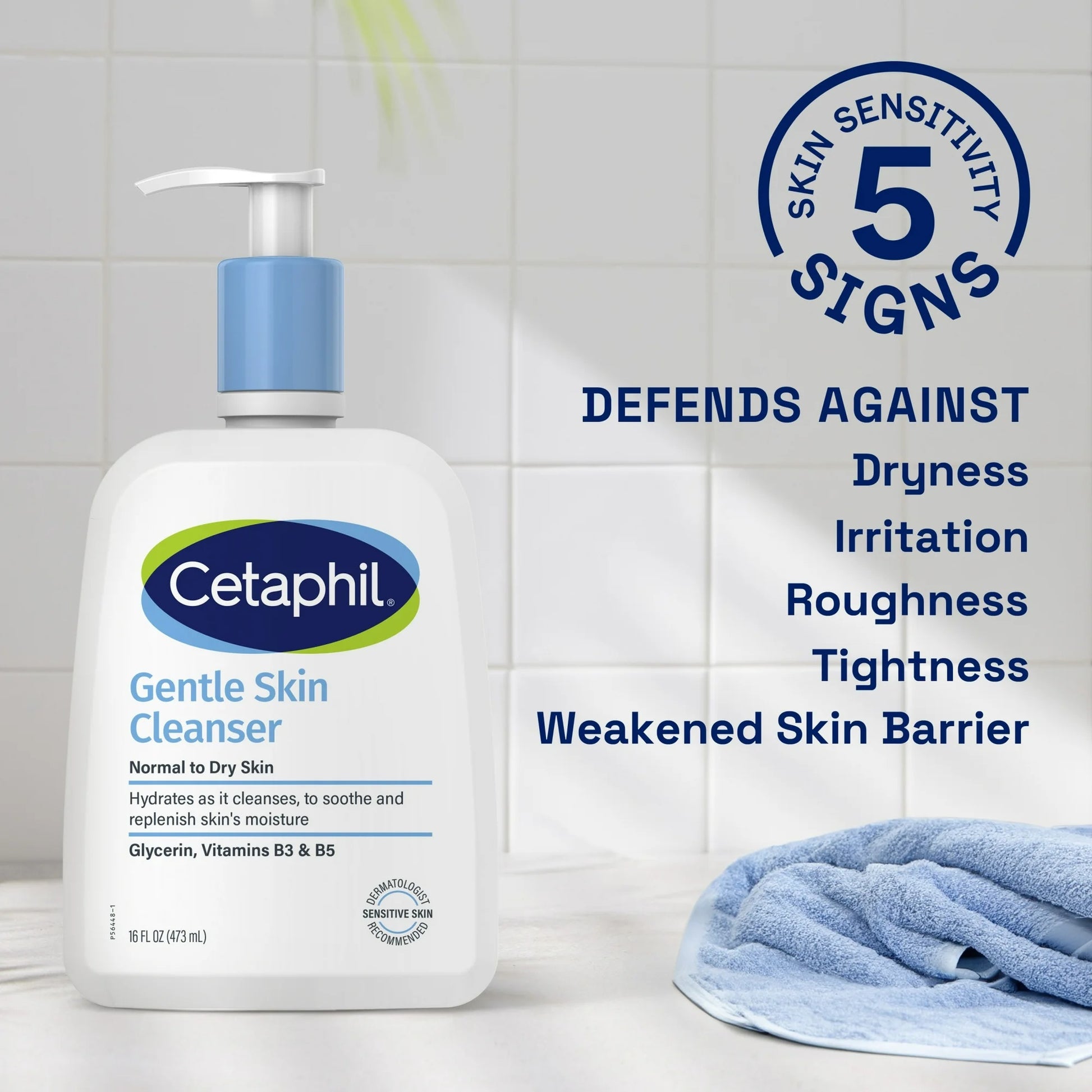 Cetaphil Gentle Skin Cleanser for Dry to Normal Sensitive Skin 236 ml-2