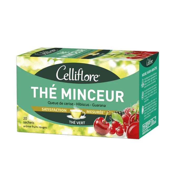 Celliflore The Minceur Slimming Tea 20 Sachets – Cherry Stem Hibiscus Guarana-1