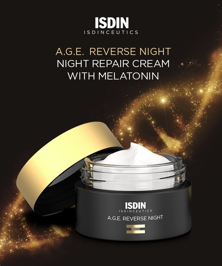 Isdinceutics A.G.E. Reverse Night Cream Repairs and Remodels with Melatonin and Carnosine-4