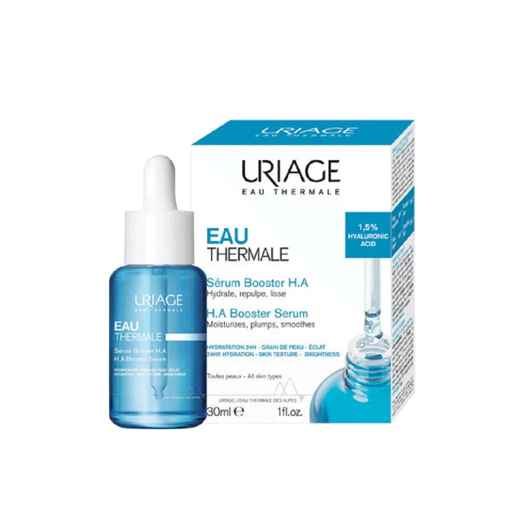 Uriage Thermal Water H.A. Booster Serum 30ML - Hydrating Serum with Hyaluronic Acid-1