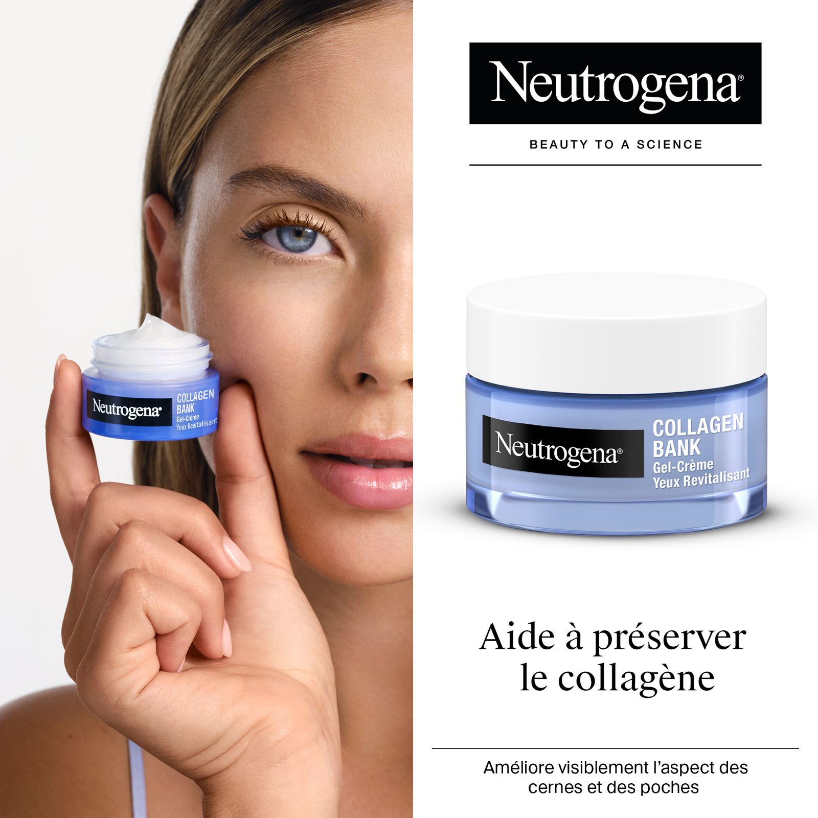 Neutrogena Collagen Bank Revitalizing Eye Gel Cream Micro Peptides Anti Wrinkle Eye Cream 15g-3