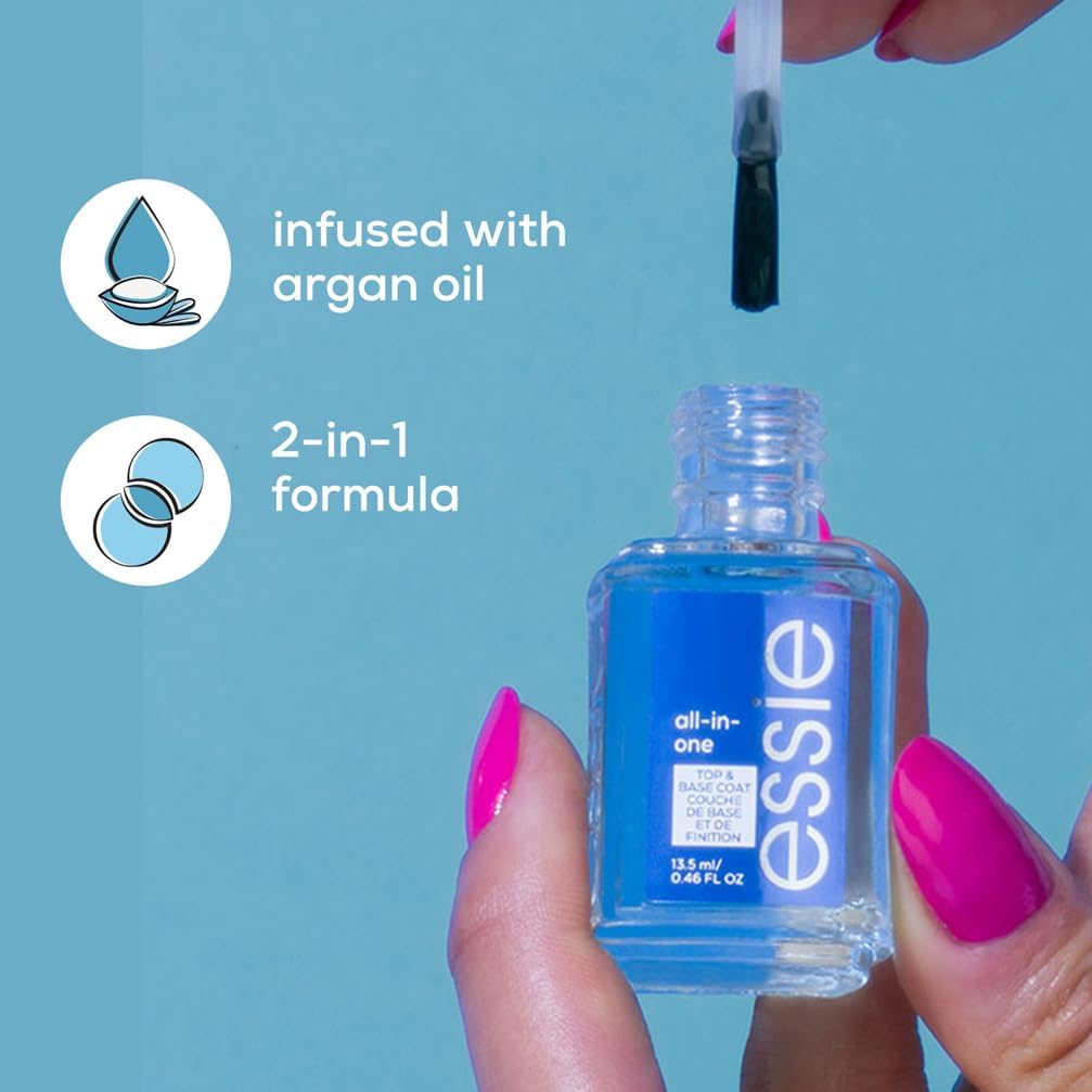 Essie All-in-One Top Coat Base Coat, Top Coat & Strengthener 13.5ml-5