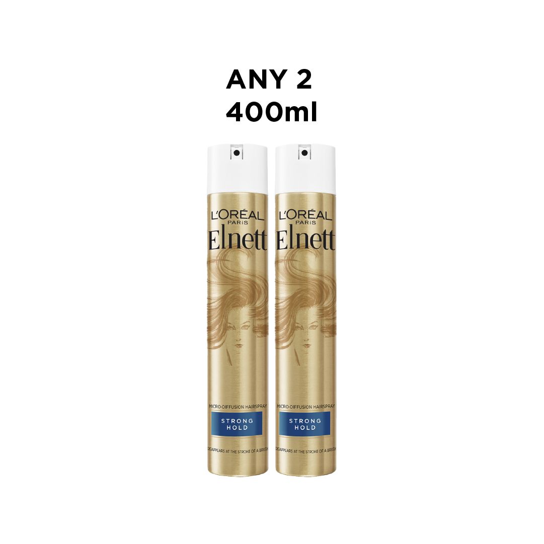 L’Oréal Paris Elnett Strong Hold Hairspray 400ml - buy 2 Get 20% Off-1