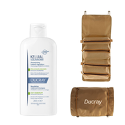 Ducray Kelual Squanorm Regulating Shampoo 200ml Get Free Ducray Cosmetic Bag-1