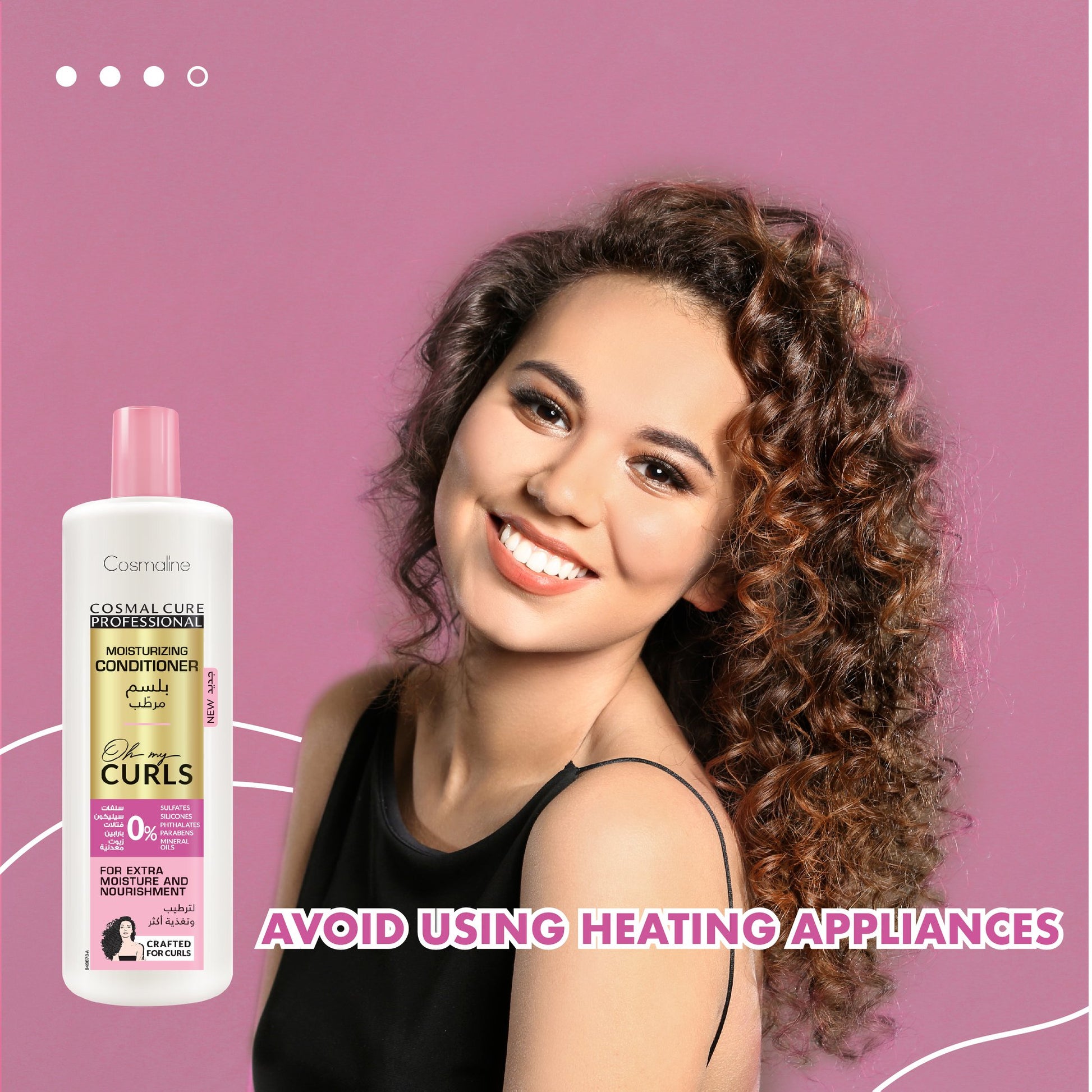 Cosmaline Cosmal Cure Professional Oh My Curls Moisturizing Conditioner – 500ml for Curl Definition & Volume-3