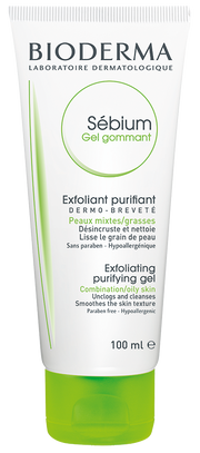 Bioderma Sebium Gel Gommant Exfoliating Gel for Oily and Acne-Prone Skin - 100ml-1