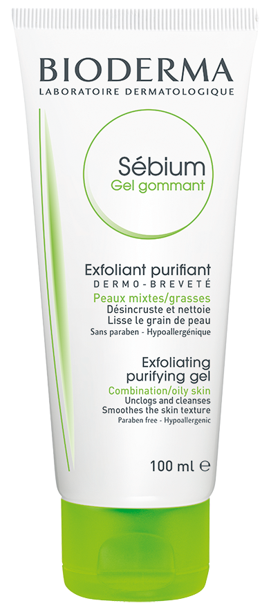 Bioderma Sebium Gel Gommant Exfoliating Gel for Oily and Acne-Prone Skin - 100ml-1