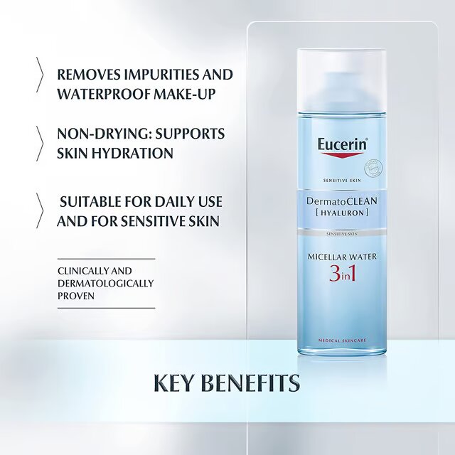Eucerin DermatoClean Micellar Cleansing Fluid 3 in 1-2