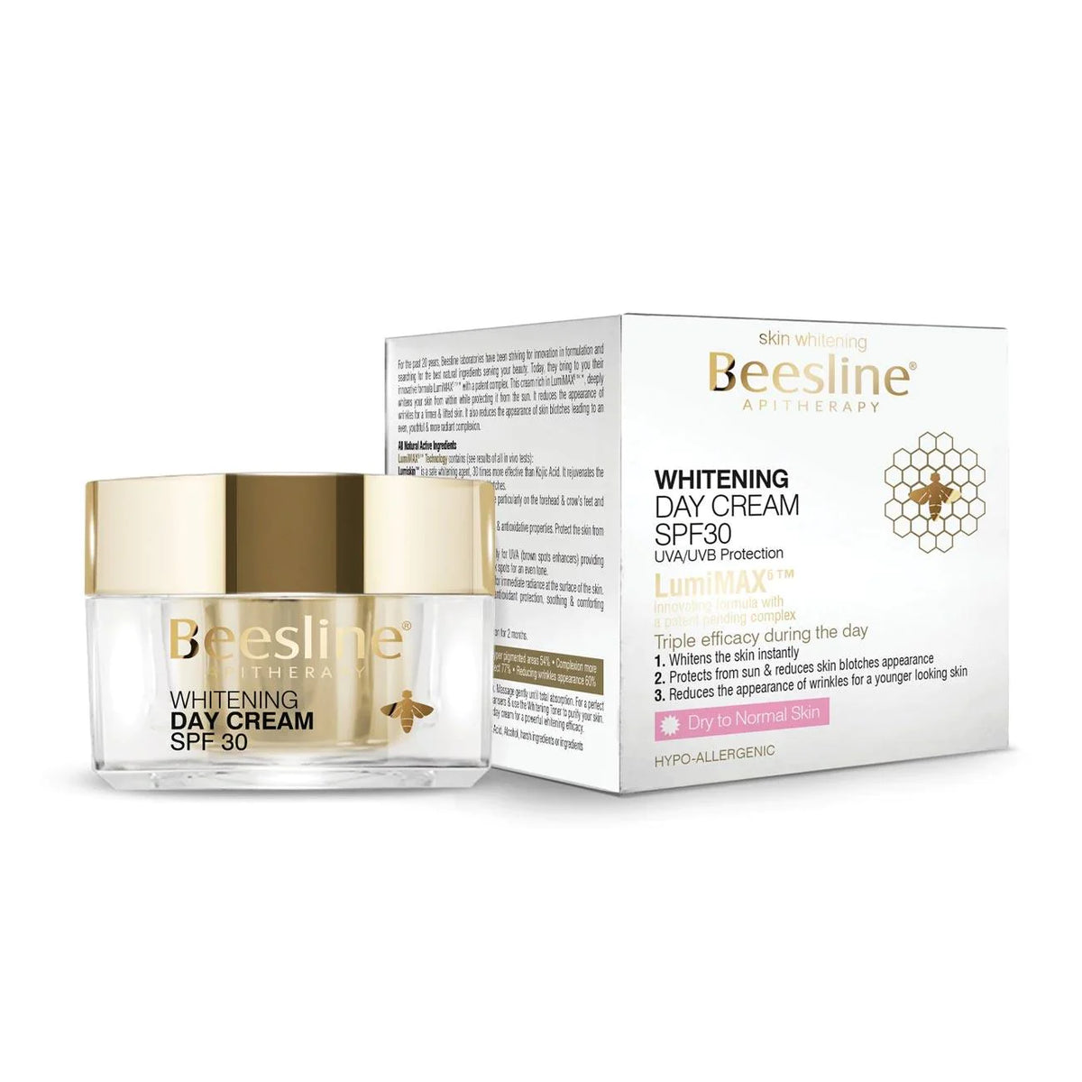 Beesline Whitening Day Cream SPF 30 50ml - Brightening Moisturizer with Sun Protection-1