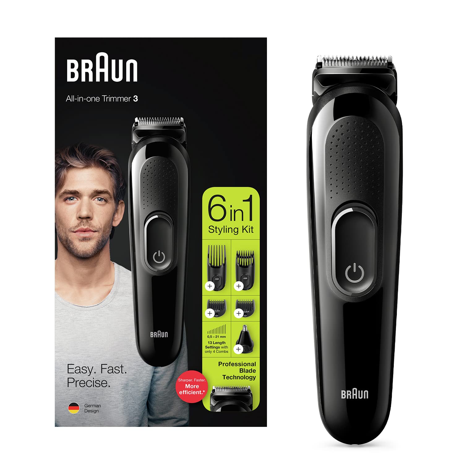 Braun Multi Grooming Kit 6-in-One – Face, Head, Ear, and Nose Trimming Kit-1
