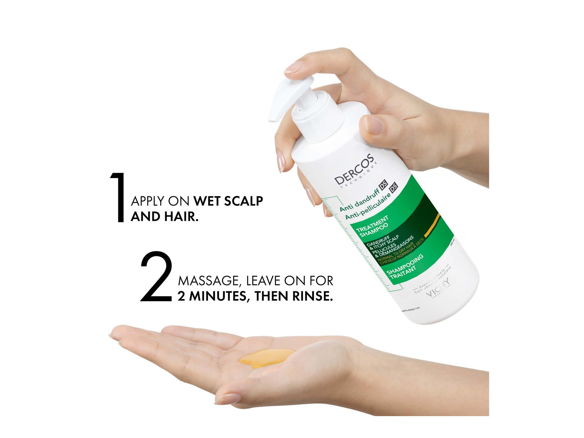Vichy Dercos Anti-Dandruff Shampoo for Dry Scalp-2