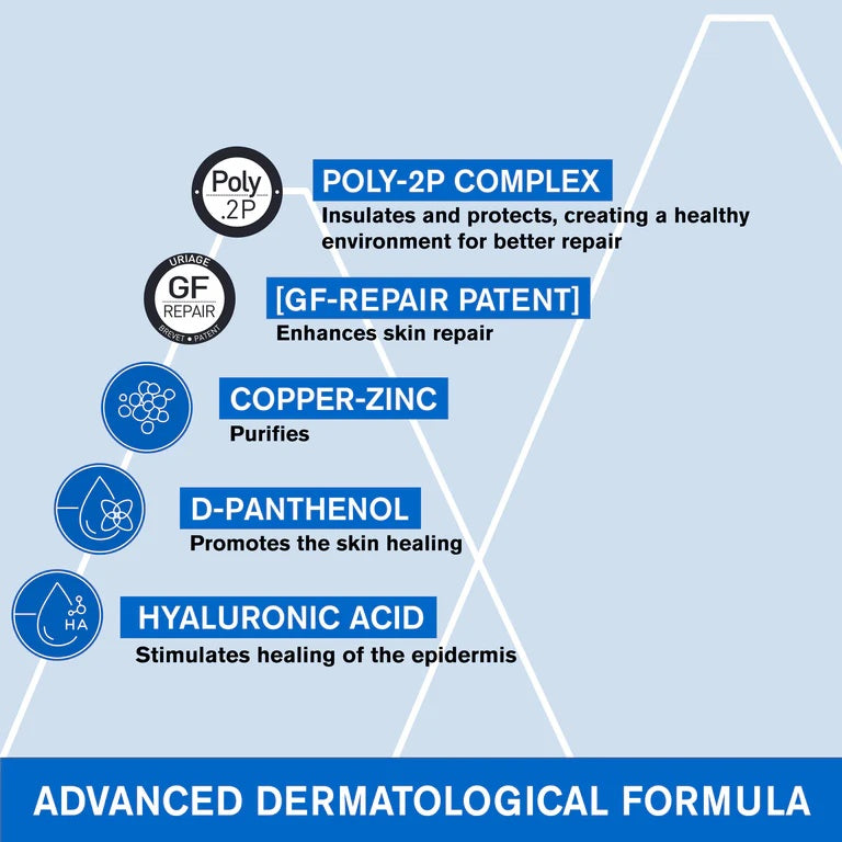 Uriage Bariéderm - Cica-Cream SPF 50+ With Cu-Zn 40ml | Uriage Bariéderm - Crème Cica SPF 50+ Avec Cu-Zn 40ml-4