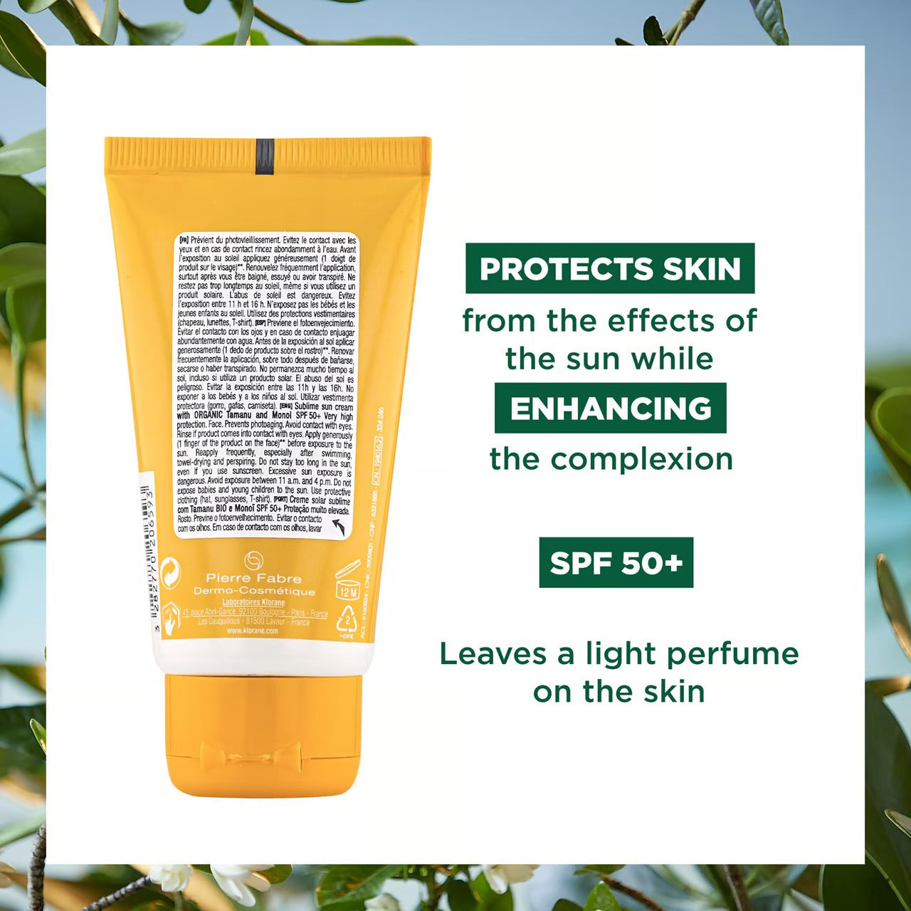 Klorane Polysiane Sun Cream Spf 50-2