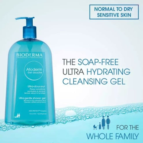 Bioderma Atoderm Gentle Shower Gel 500ml – Ultra-Gentle Cleanser for Sensitive and Dry Skin-2