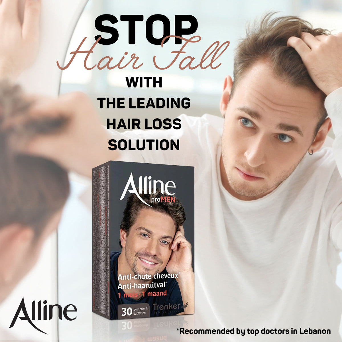Alline Hair Growth ProMen Men 30 Capsules-5
