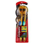 Colgate 360 Charcoal Gold Black Soft Toothbrush Multipack-1