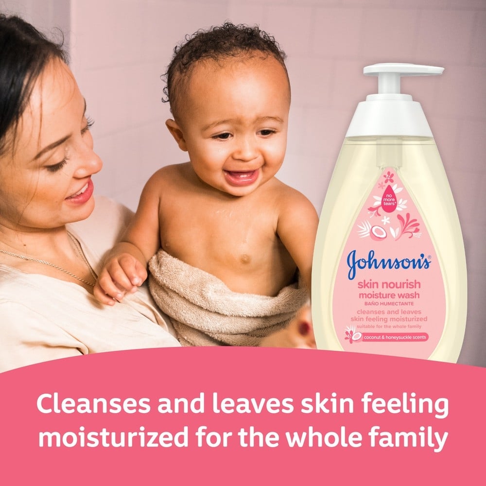 Johnson's Baby Coconut & Honeysuckle Skin Nourish Moisture Wash-5