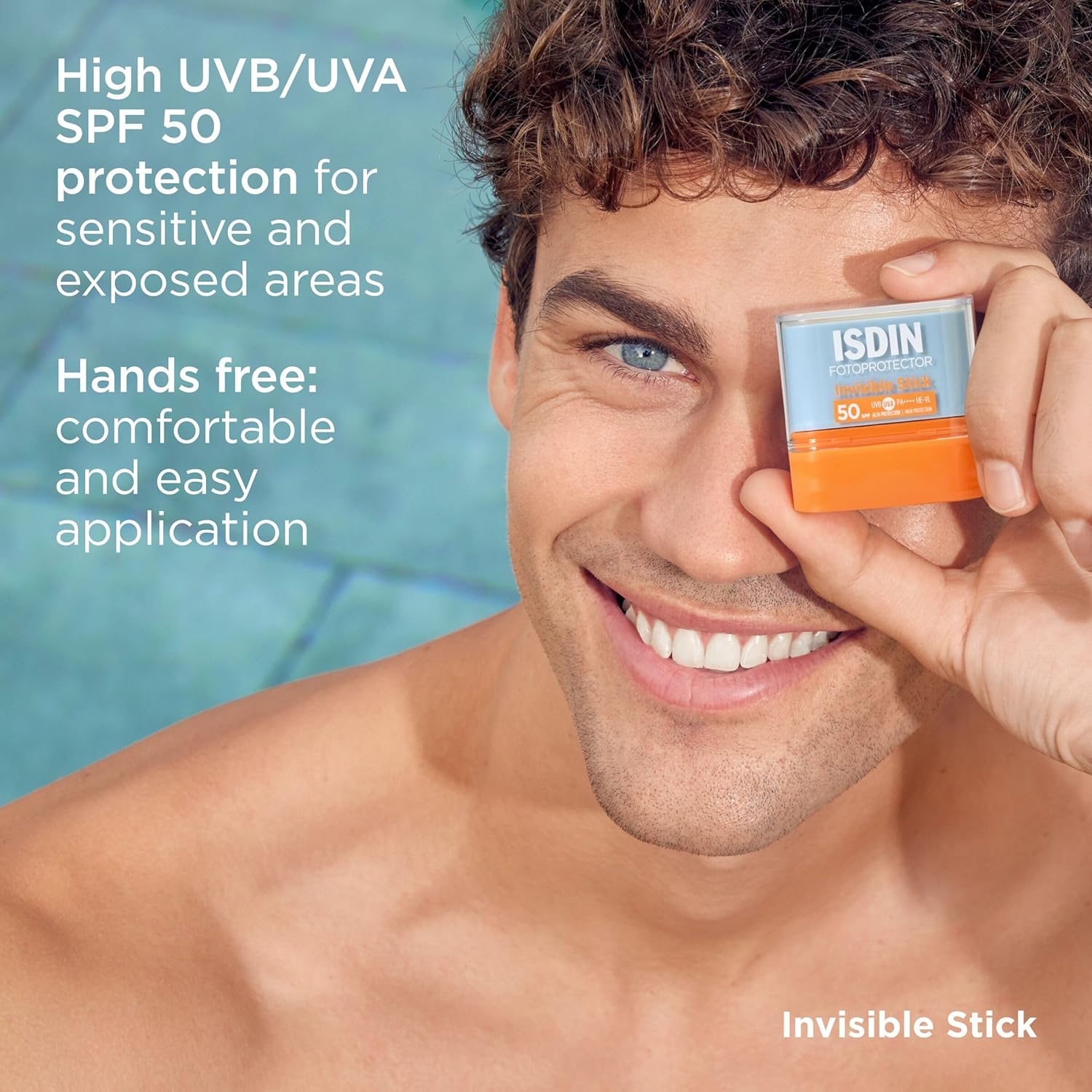 ISDIN Fotoprotector Invisible Stick SPF 50+10g | High Protection Sunscreen Stick for Sensitive Skin-5