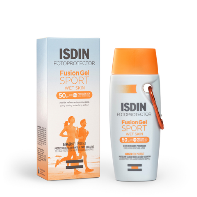 ISDIN Fotoprotector Fusion Gel SPORT SPF 50+ 100ml | High Protection Sunscreen for Sports and Outdoor Activities-1