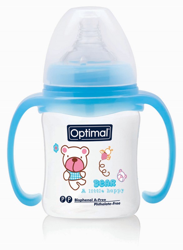 OPTIMAL WIDE NECK FEEDING BOTTLE - HANDLE-3