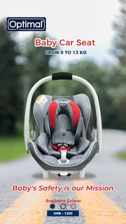 Optimal Baby Car Seat (0-13 kg) – Portable 2-in-1 Design for Infants-1