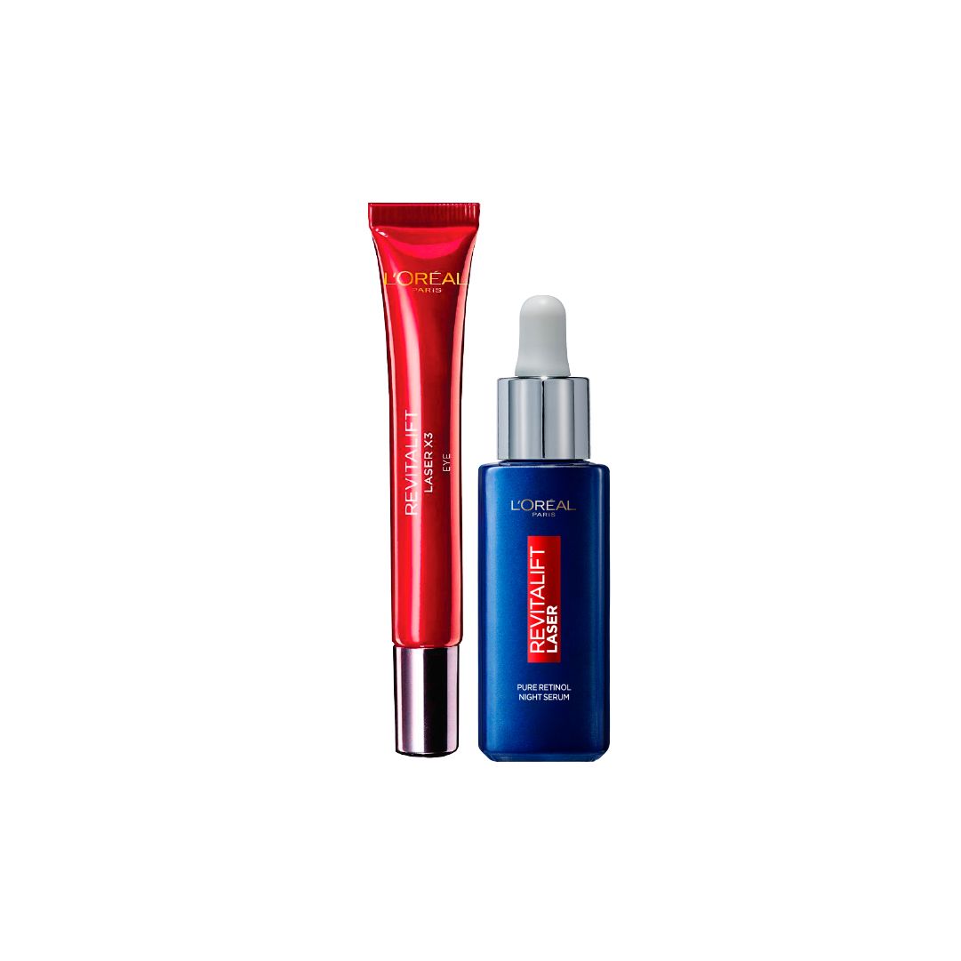 L’Oreal Paris Revitalift Laser Eye Cream + Pure Retinol Night Serum – 25% Off-1