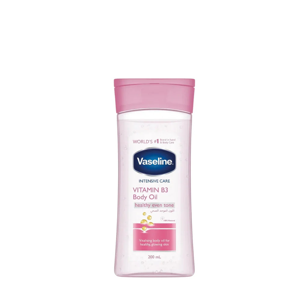 Vaseline Intensive Care Vitamin B3 Body Oil 200 ml – Healthy Even Tone Glow-1