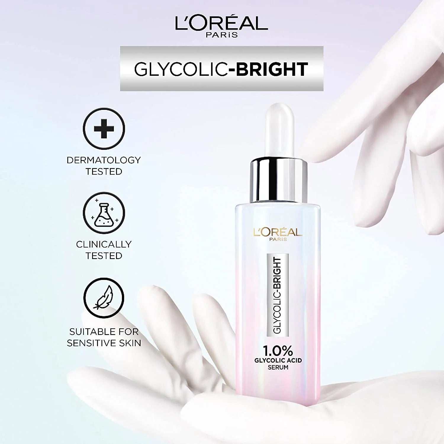 L'Oreal Paris Glycolic Bright 1.0% Glycolic Acid Instant Glowing Face Serum-3