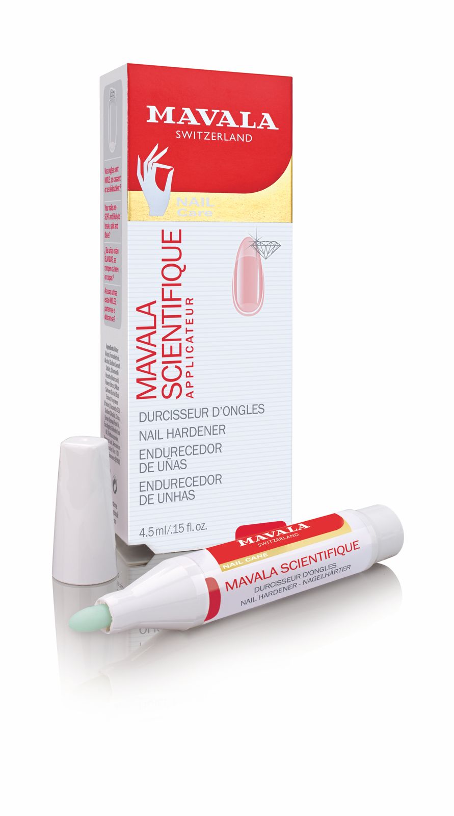 Mavala Scientifique Applicator Nail Hardener 4.5ml – Strengthens Weak Nails-1