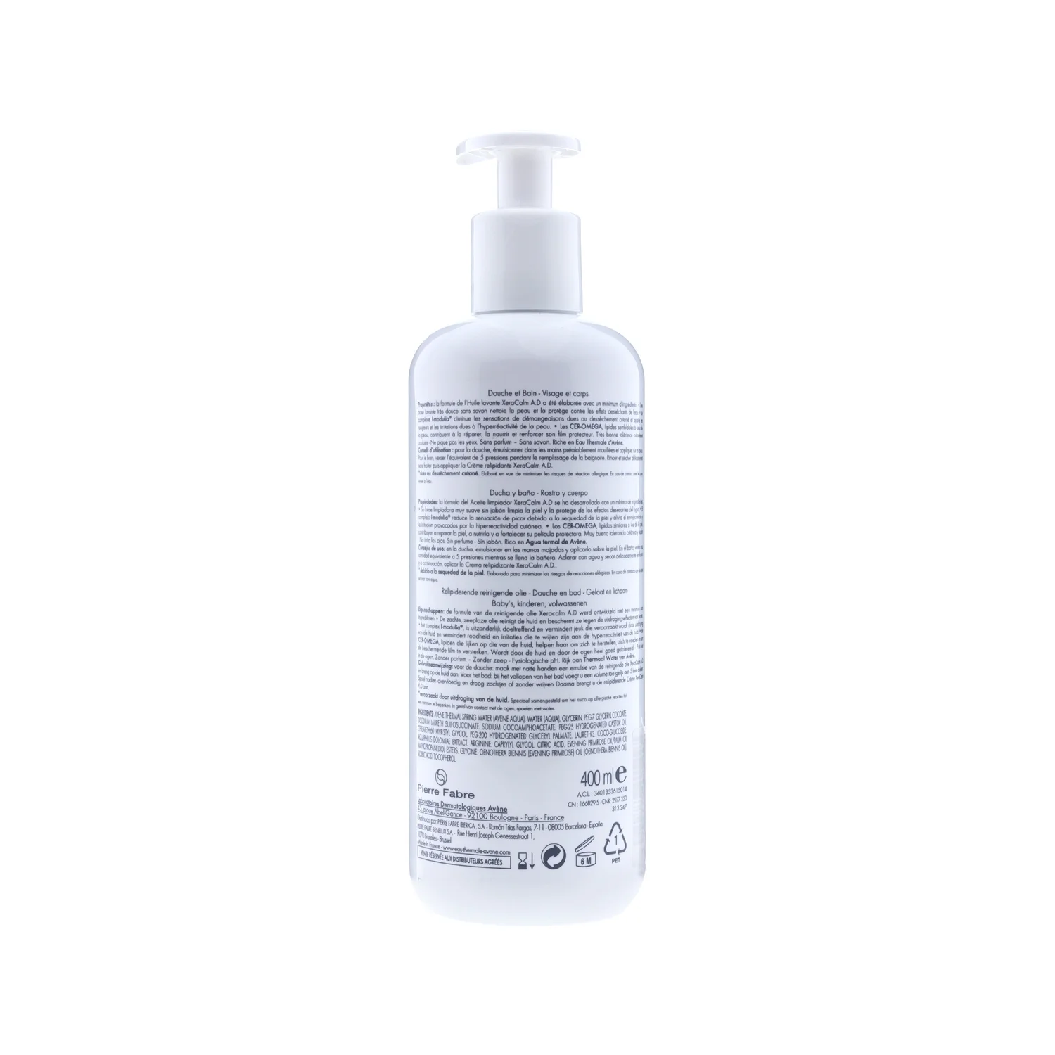 Avene Xeracalm A.D Huile Lavante Relipidante, Lipid Replenishing Cleansing Gel-2