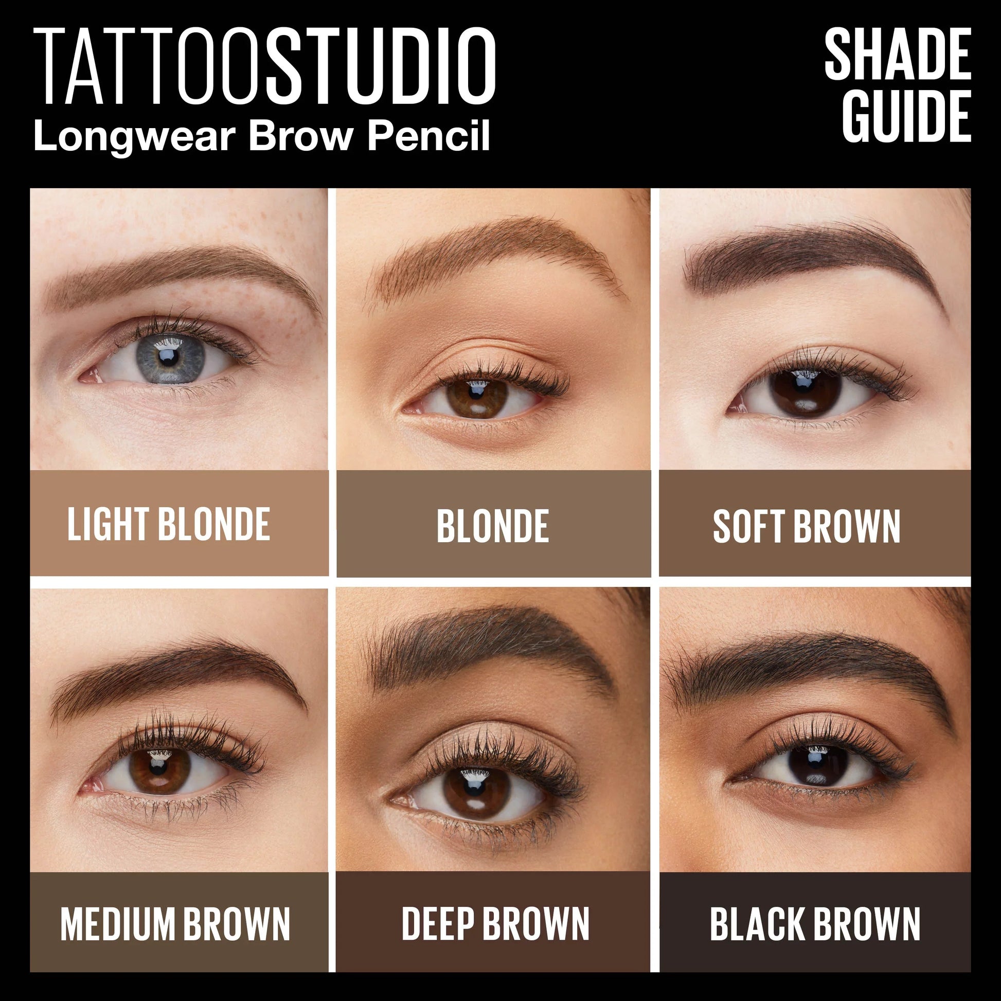 Maybelline Tattoo Studio 36H Brow Pencil – Long-Lasting Waterproof Definition-5