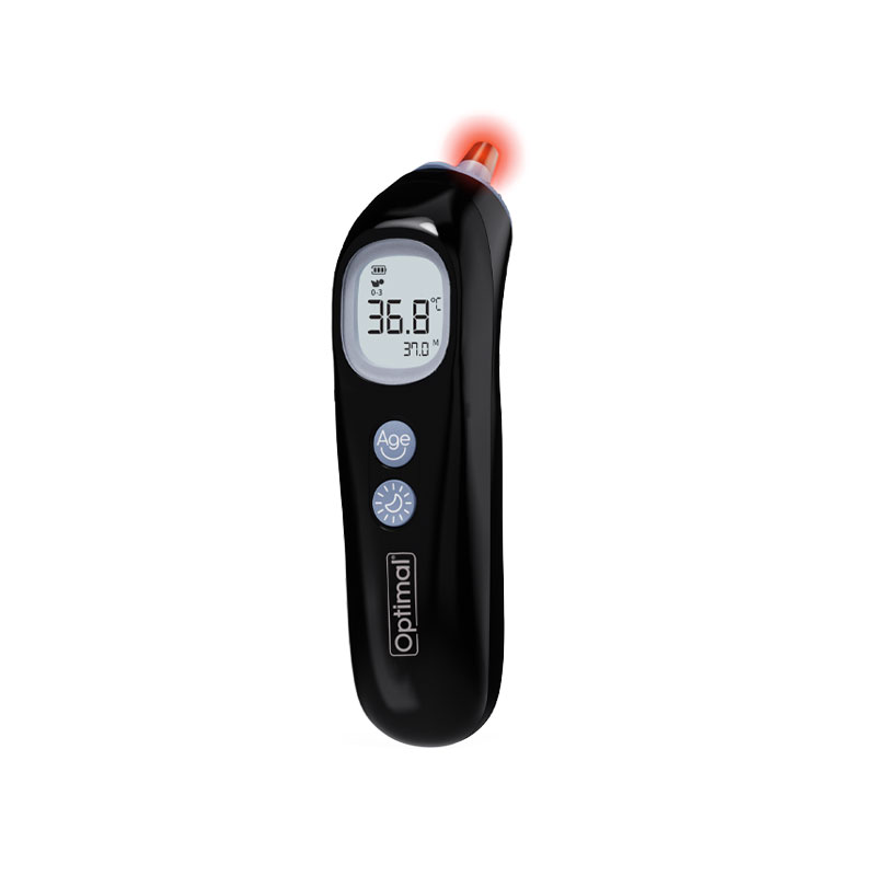 Optimal Preheat Ear Thermometer with Night Mode and Flexible Probe OPM-1366-1