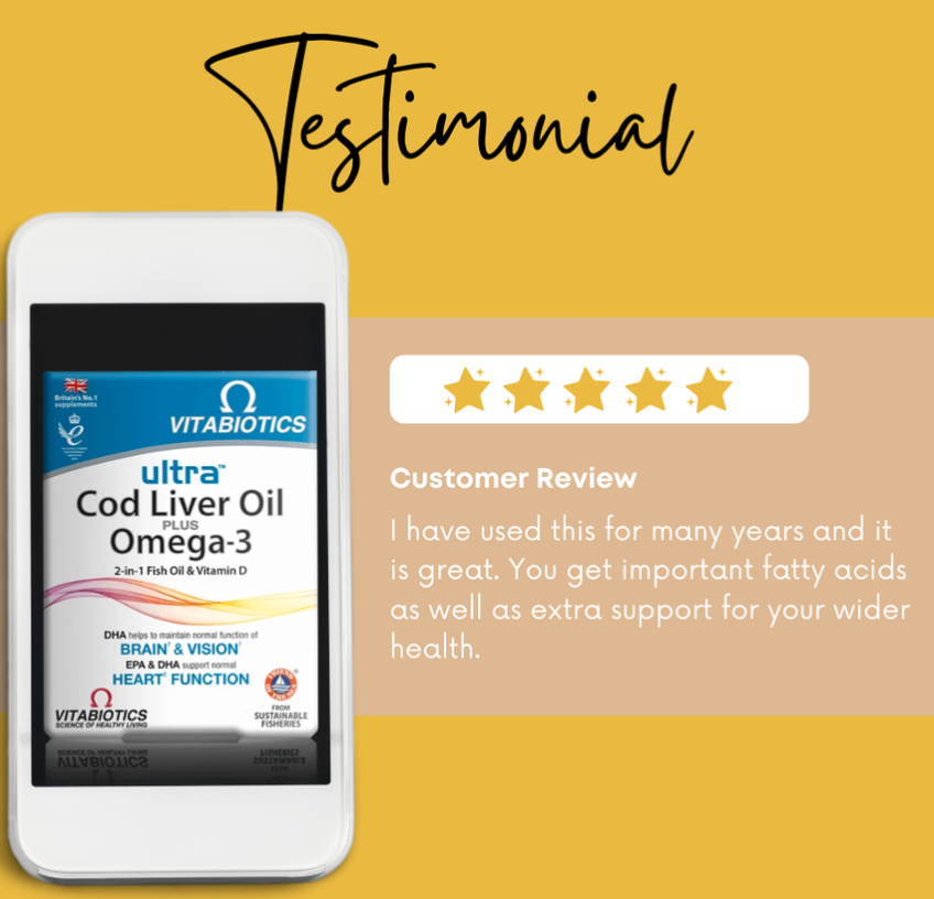 Ultra Cod Liver Oil PLUS Omega-3-3