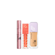 Maybelline 30% Off Makeup Set Lash Sensational Sky High Mascara Sunkisser Matte Blush & Super Stay Lumi Matte Foundation-1